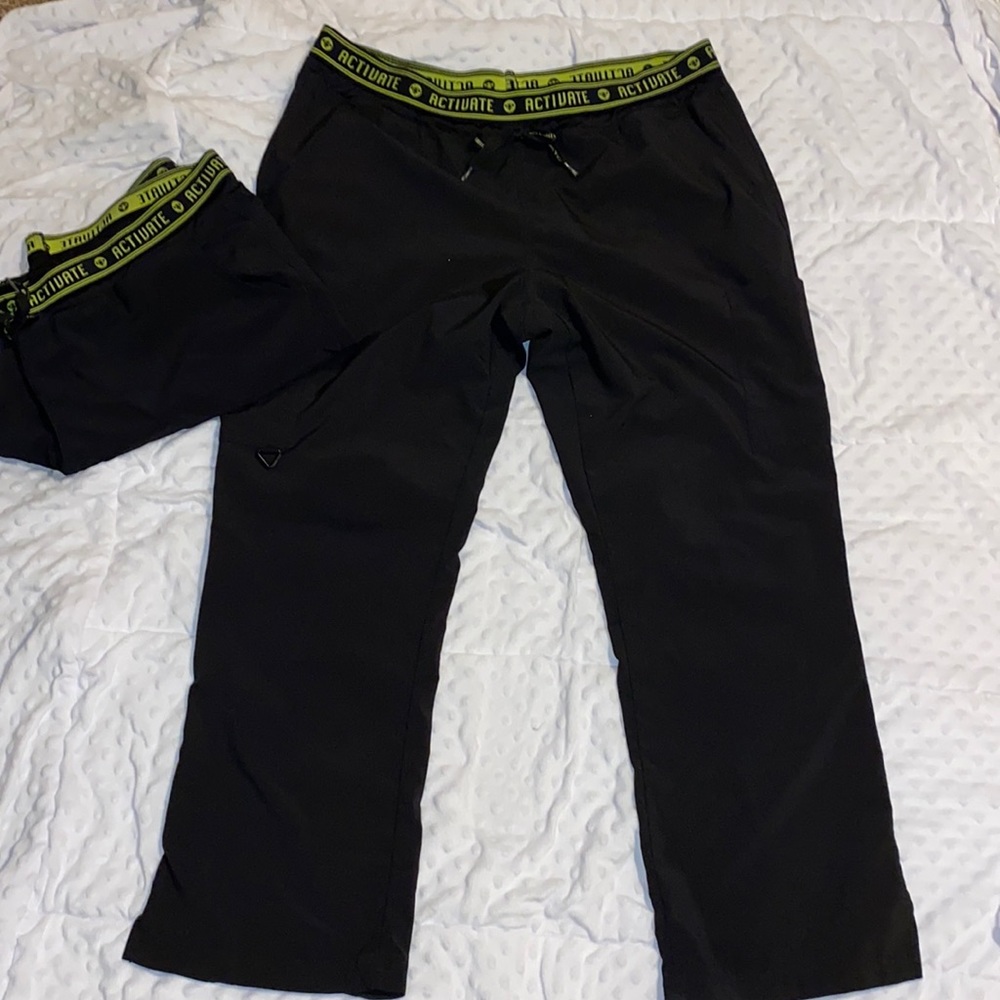 Bundle of Two med couture activate Xl petite scrub pants.